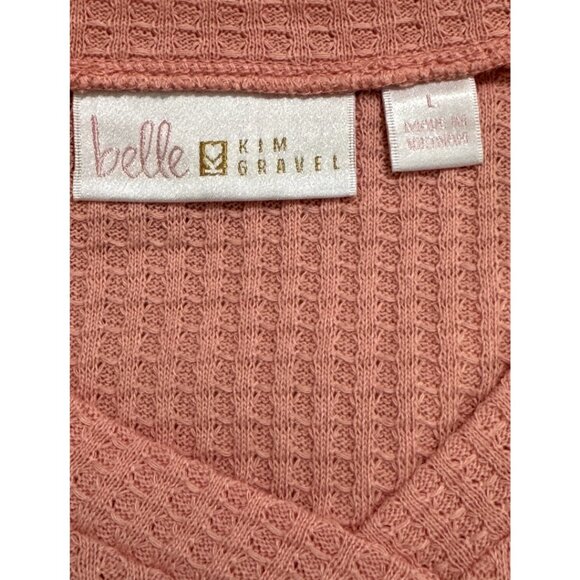 Belle by Kim Gravel Pink Top Size:L - Picture 2 of 3